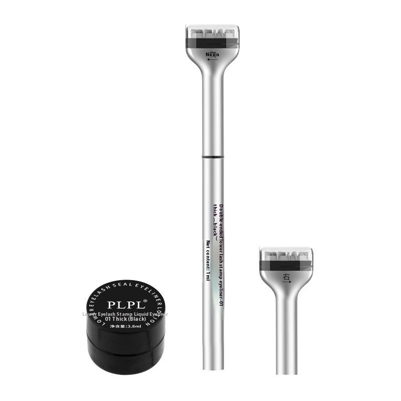Double-Headed Waterproof Eyeliner Pen - Quick-Drying, Smudge-Proof, Durable