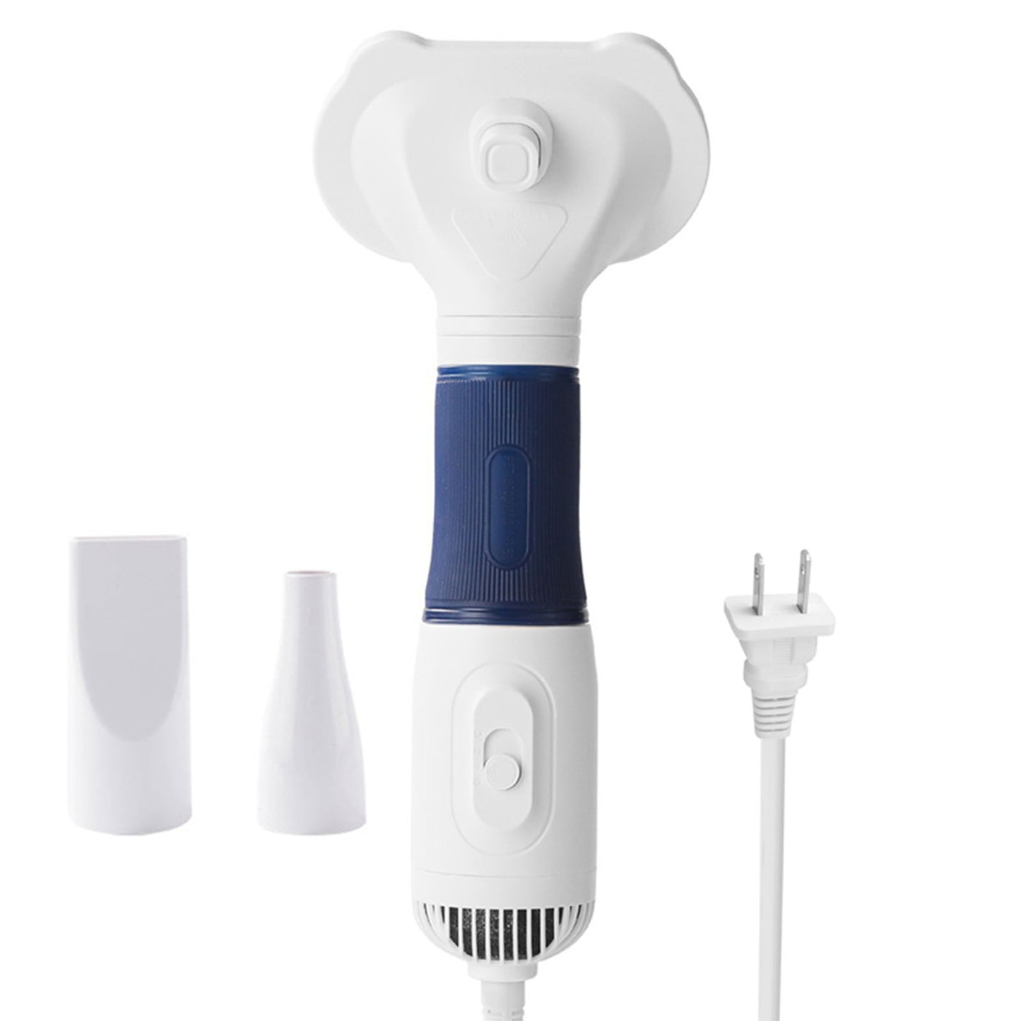 Pet Hair Dryer with Slicker Brush 600W Low Noise Grooming Tool for Dogs & Cats