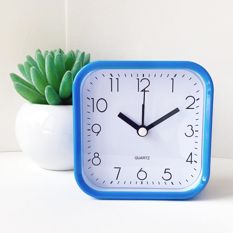 Voice-Controlled LED Bedside Clock with Calendar and Luminous Display