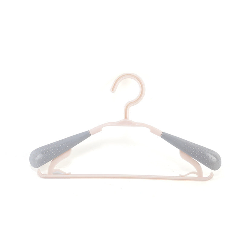 Retractable Clothes Rack - Non-Slip Brown Wall Mount Storage Organizer
