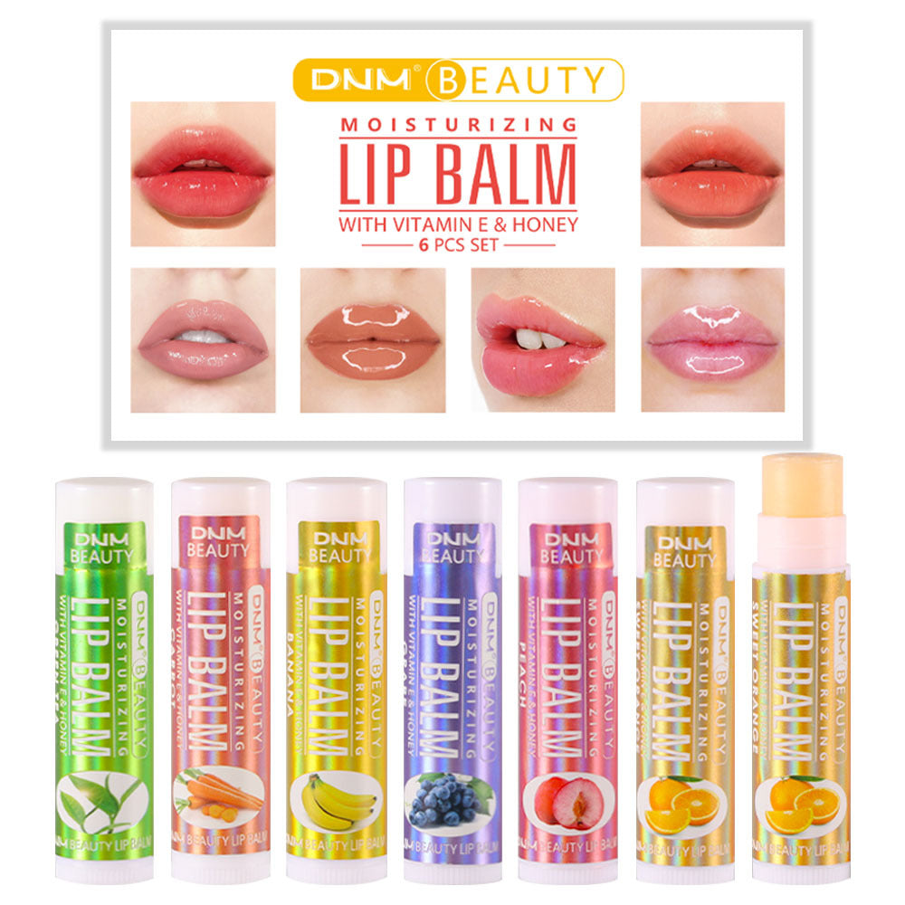 Fruit Flavor Moisturizing Lip Balm Set - Hydrating Lipstick Trio