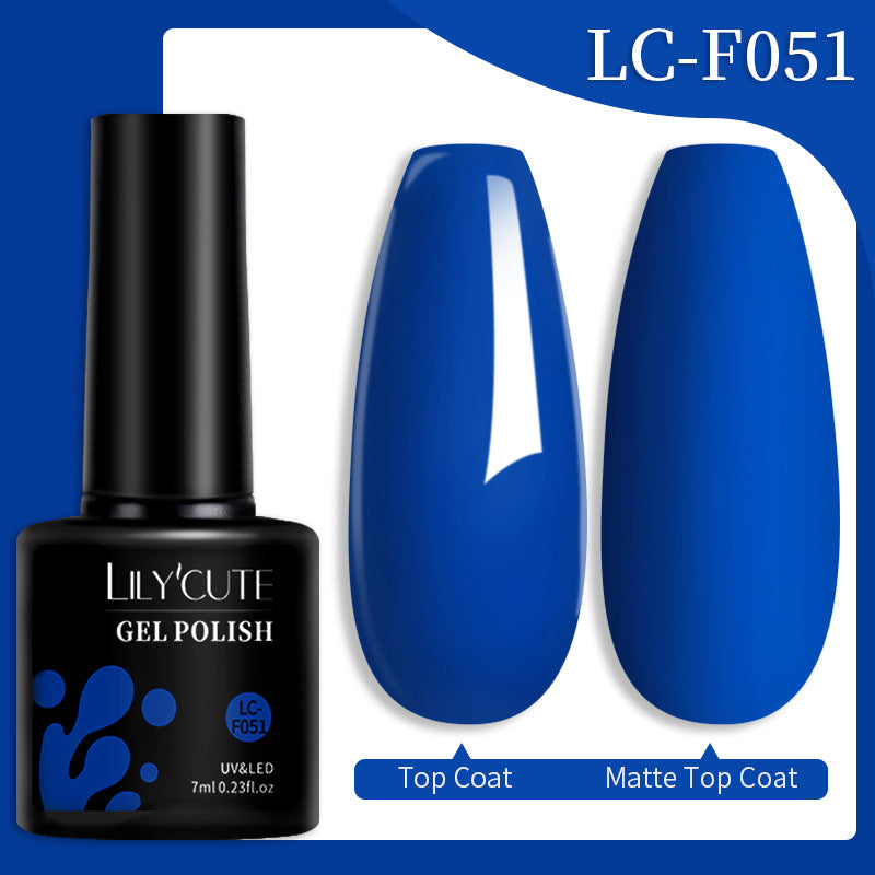 Colored Glitter Nail Glue Set for Nail Art - Waterproof & Non-Flushing
