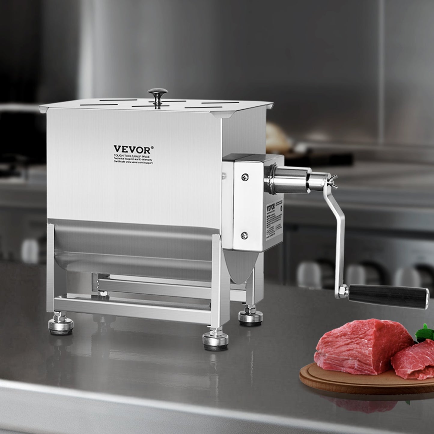 Manual Meat Mixer 60L - Heavy-Duty Sausage Mixer Machine