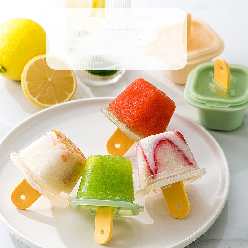 Food Grade Silicone Ice Cube Trays for Kids - Quick Freezing & Easy Demoulding