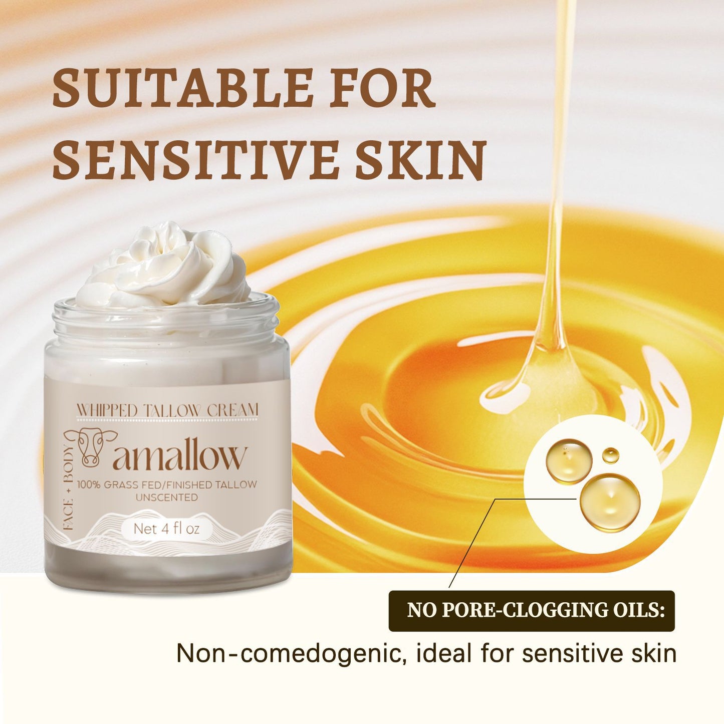 Moisturizing Cream for Face - Hydrating & Firming Skin Care, 120ml