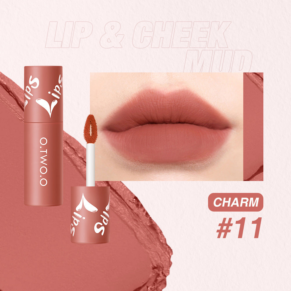 Matte Fog Lip and Cheek Dual-Use Powder Blusher and Lipstick - Air Lip Glaze