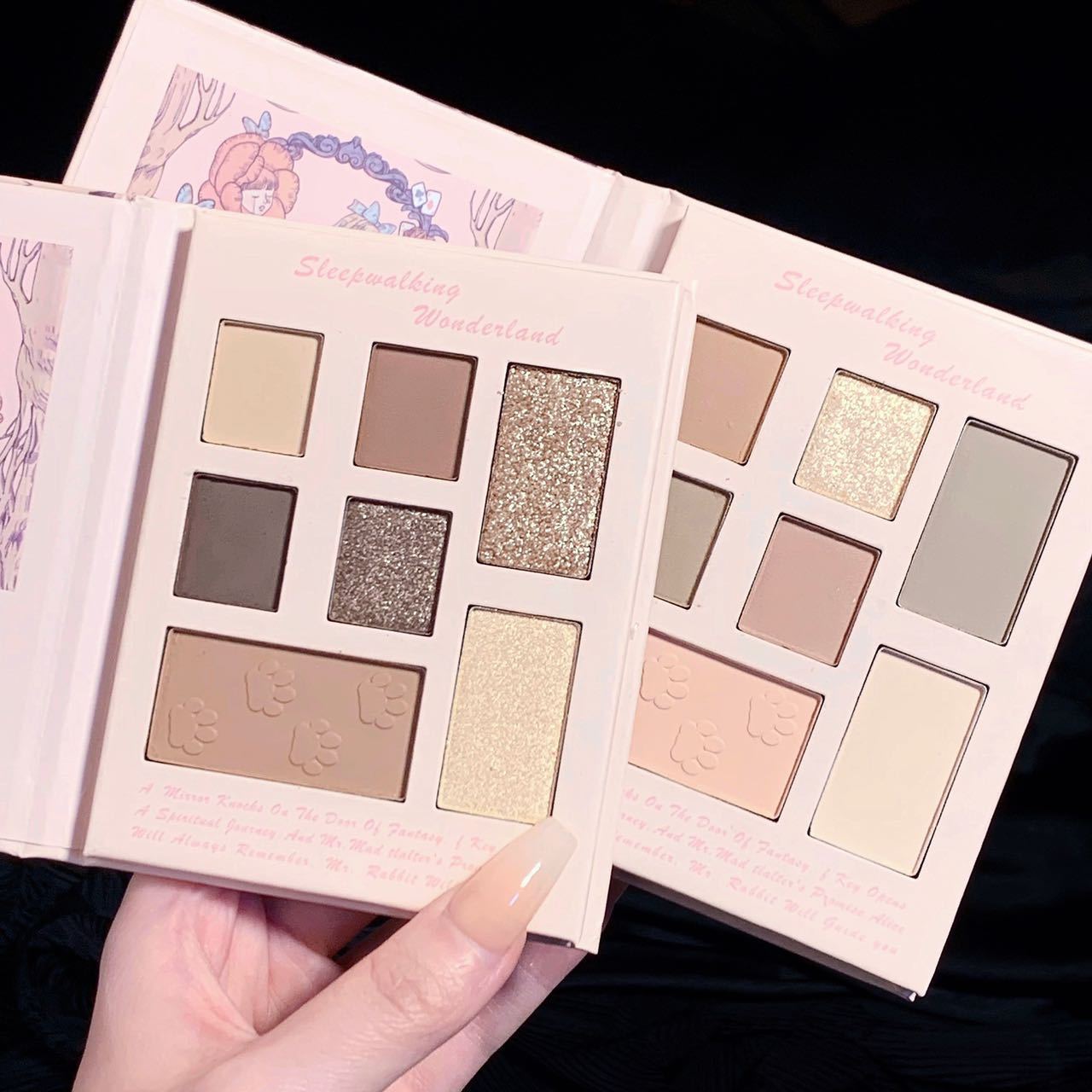 Midsummer Garden Powder Blusher & Eye Shadow Set - Highlight & Shimmer Colors
