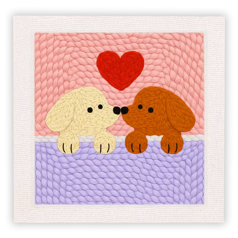 Handmade Embroidery Floral and Animal Wall Art - Creative Gift
