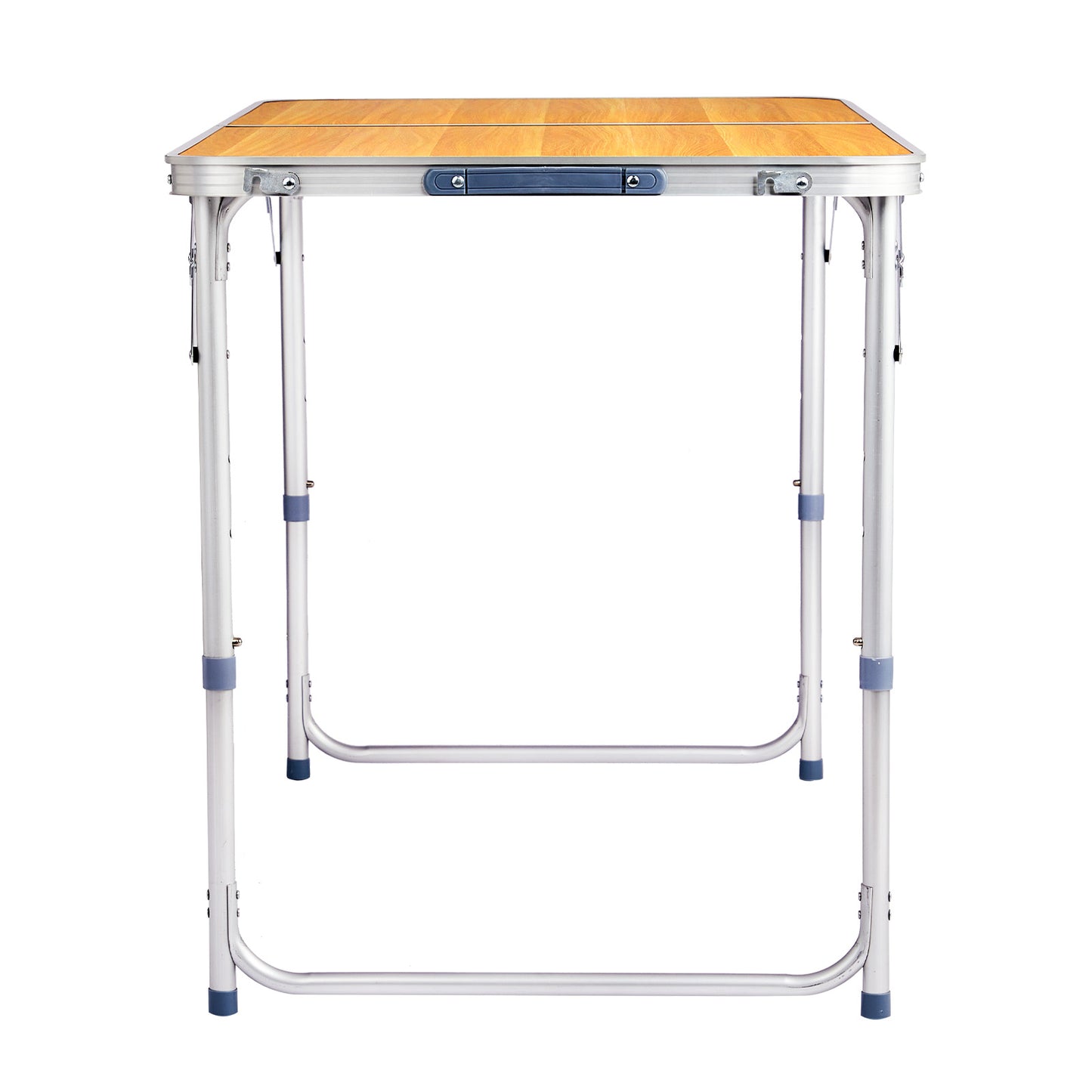 4FT Adjustable Height Folding Table - Portable Aluminum Utility Table
