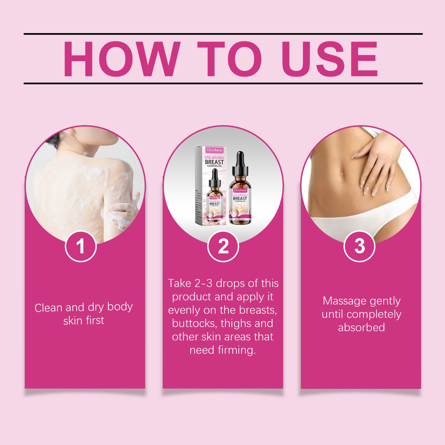 Collagen Body Firming Massage Oil - 30ml Volumizing & Sculpting Treatment