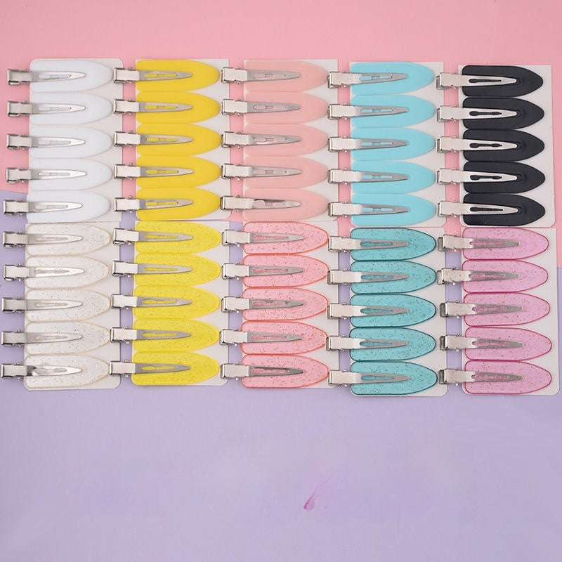 Summer Side Bangs Hairpins - Broken Hair Clips for Women, Multiple Colors & Quantities