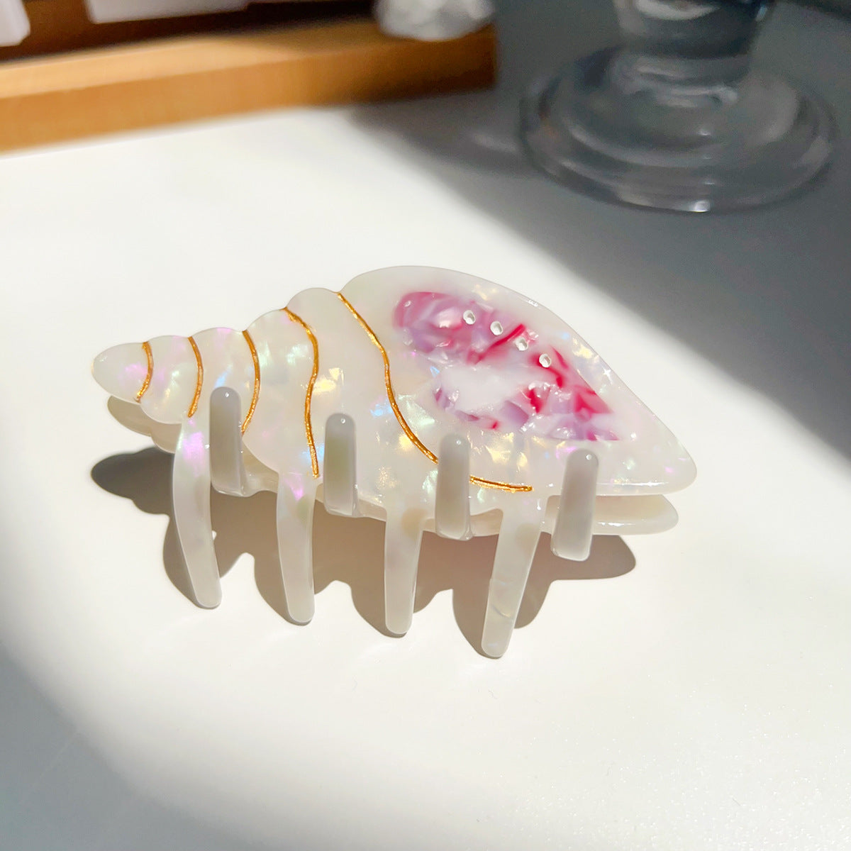 Summer Acetate Conch Hair Barrettes - Cute Hair Accessories