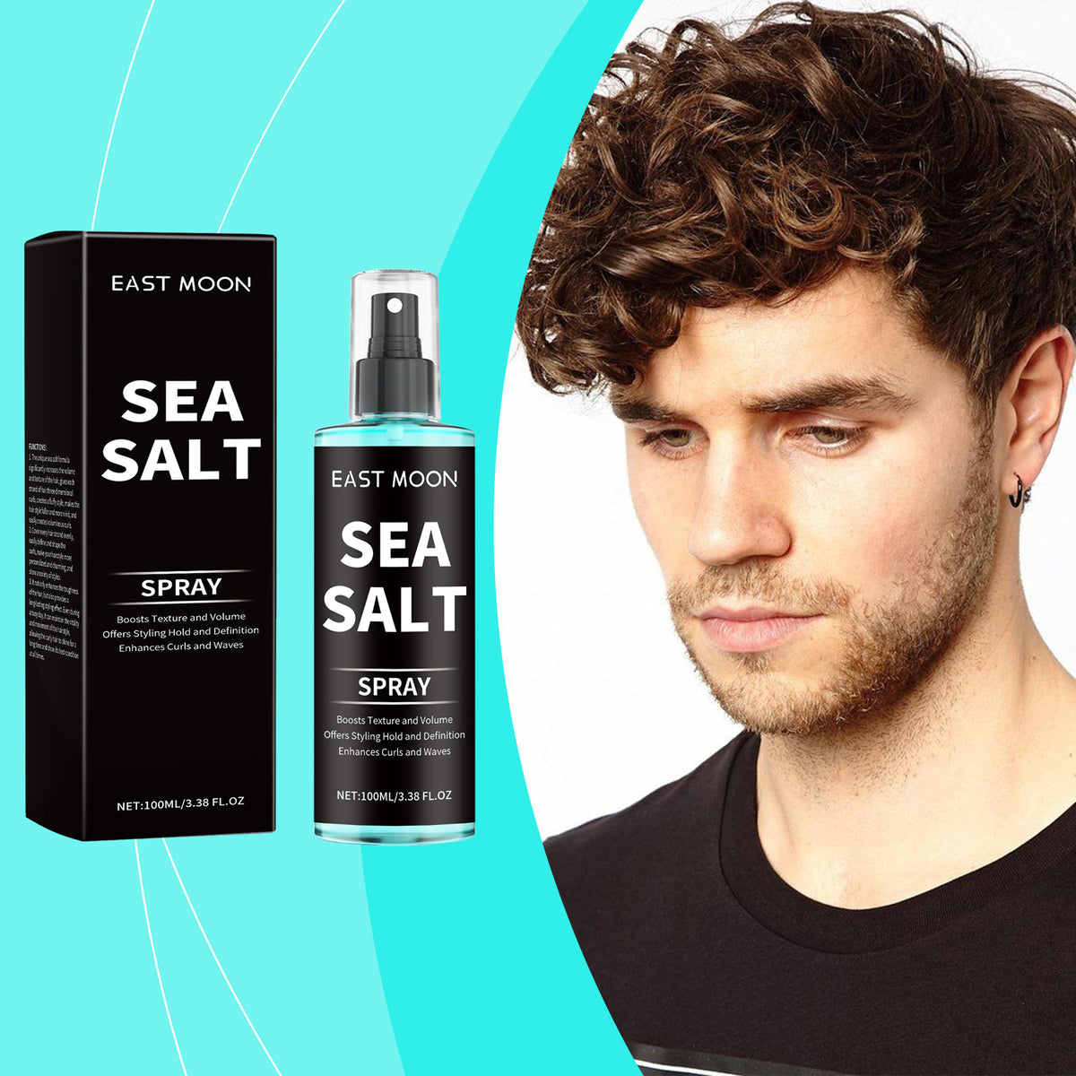 Sea Salt Texturizing Curl Spray – 100ml