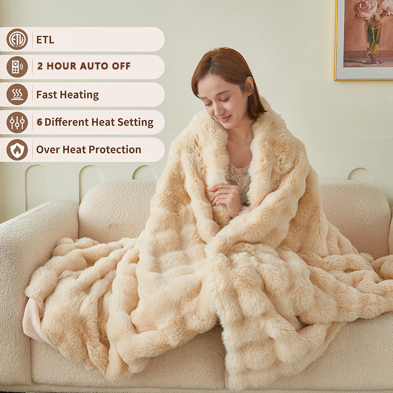 Infrared Electric Heating Blanket with Carbon Fiber & Magnetic Field-Free Design