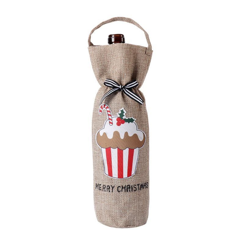 Christmas Bottle Cover Set with Multiple Styles - Holiday Decor