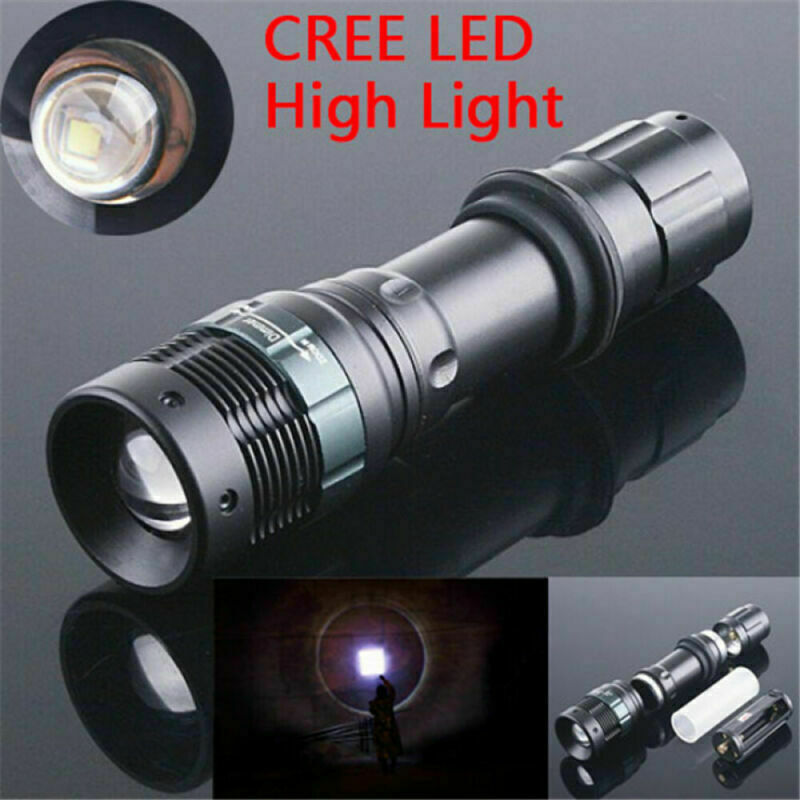 Super Bright 90000LM LED Handheld Searchlight Spotlight Rechargeable Flashlight