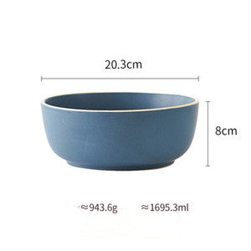 Ceramic Dinner Plate Set - Matte Finish, Microwave & Dishwasher Safe
