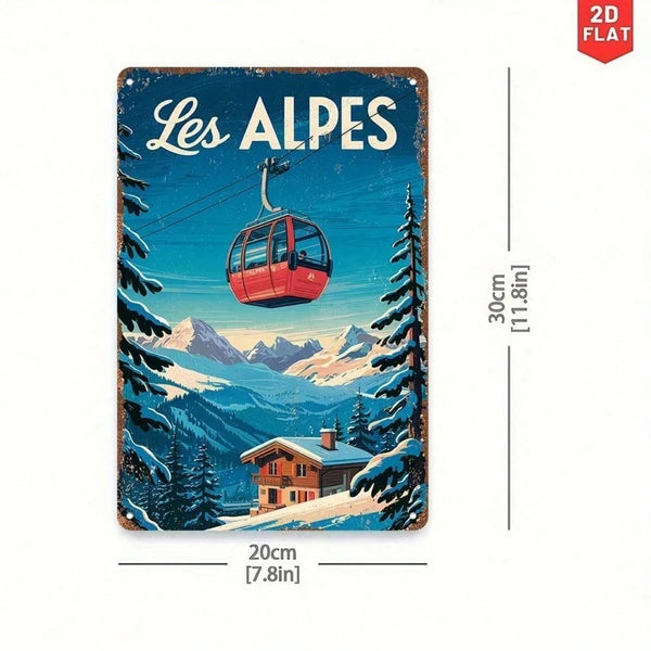Metal Tin Wall Sign - 20 cm x 20 cm Decorative Art