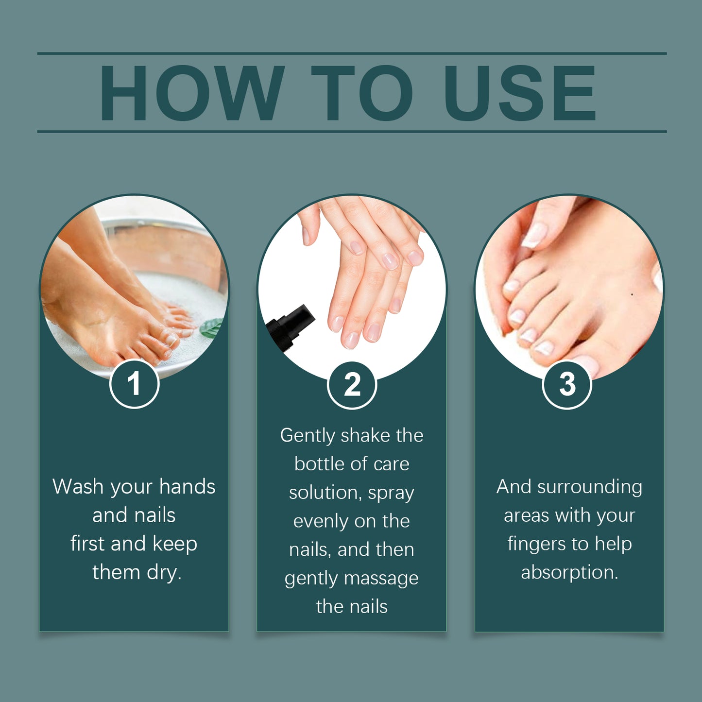 Nail Repair Spray - Moisturizing Treatment for Damaged & Brittle Nails