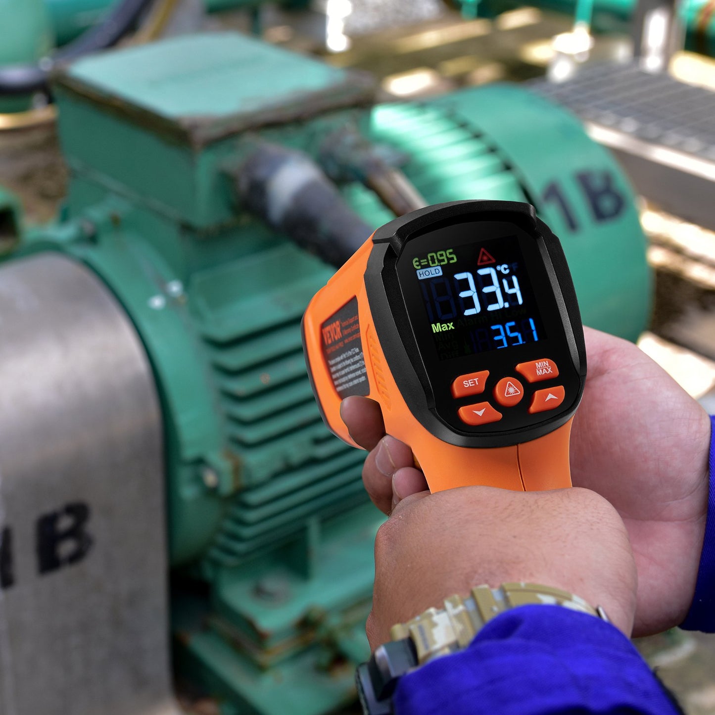 Infrared Thermometer Dual Laser Non-Contact Temperature Gun