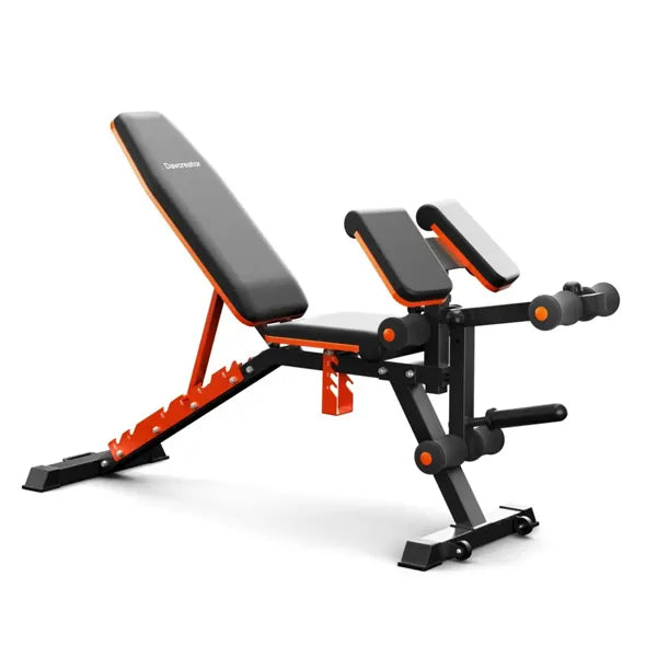 Adjustable Preacher Curl Weight Bench with Leg Extension