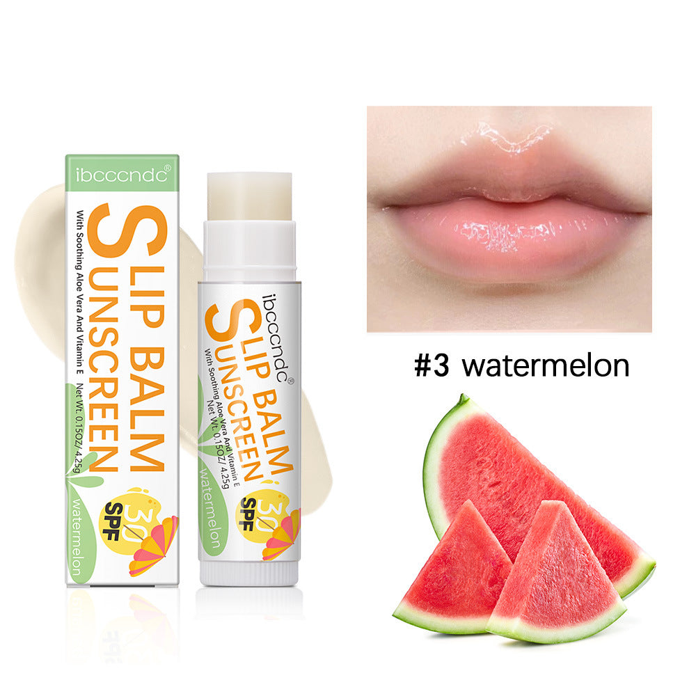 Moisturizing Lip Balm Set - Water, Coconut, Banana Flavors, Hydrating Lip Care