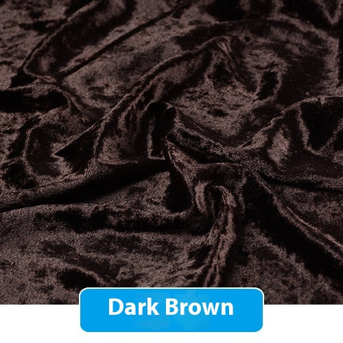 Multicolor Stretch Diamond Velvet Fabric for Craft & Upholstery - 1m, 150D