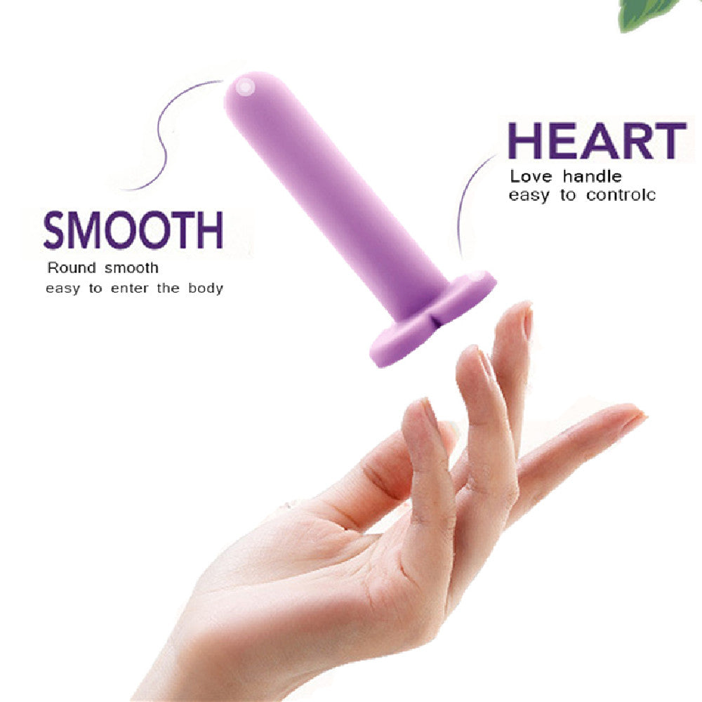 Progressive Dilator Set with Liquid Silicone - Love Honey Spoon, Purple