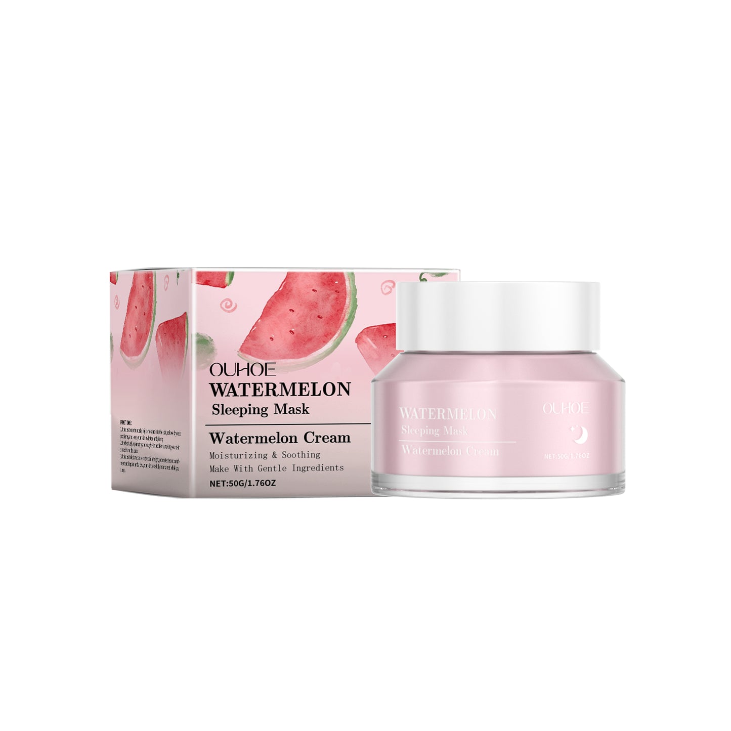 Watermelon Sleeping Mask - Hydrating & Brightening Facial Treatment (50g)