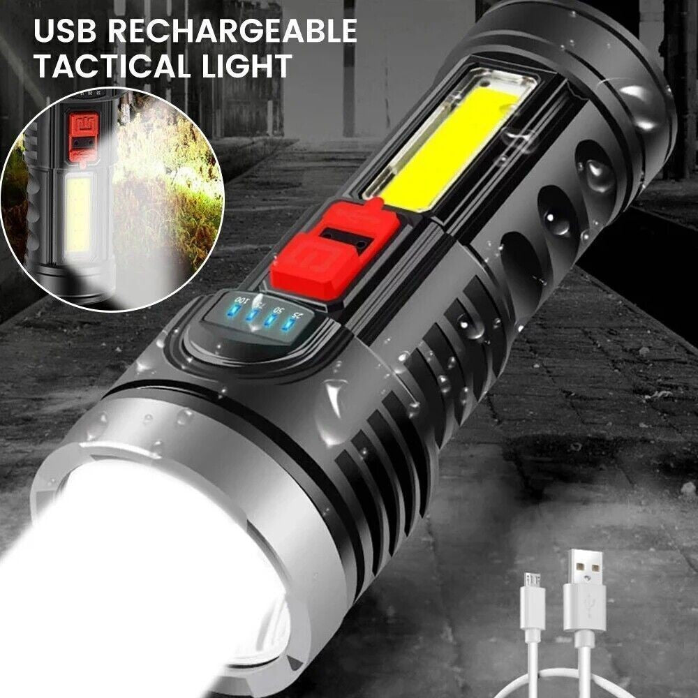 Rechargeable LED Work Light with Built-in Battery and Multiple Modes