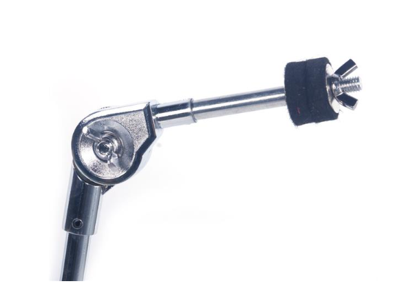 Cymbal Boom Stand for Drummers - Adjustable Height, Silver