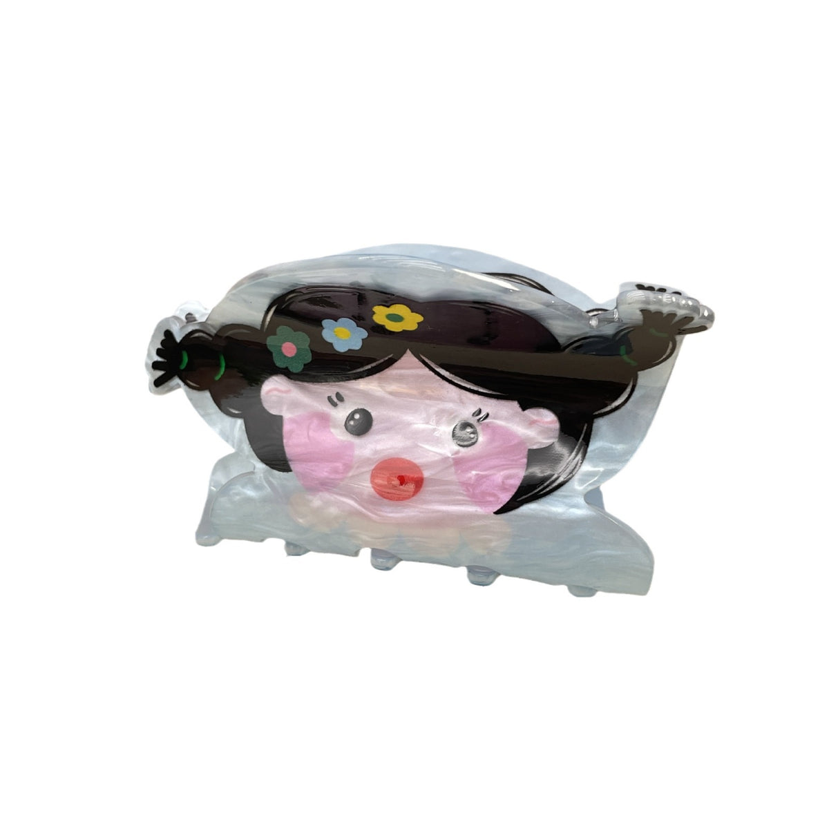 Cartoon Acrylic Hair Claw Clip - Radish