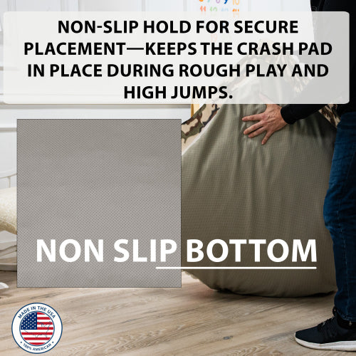 Sensory Crash Pad for Kids & Adults - Removable, Washable, Foam Blocks, Non-Slip, 60" x 60"