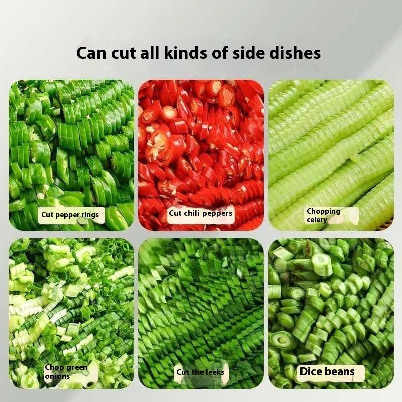 Multifunctional Vegetable Cutter with Stainless Steel Blades for Kitchen