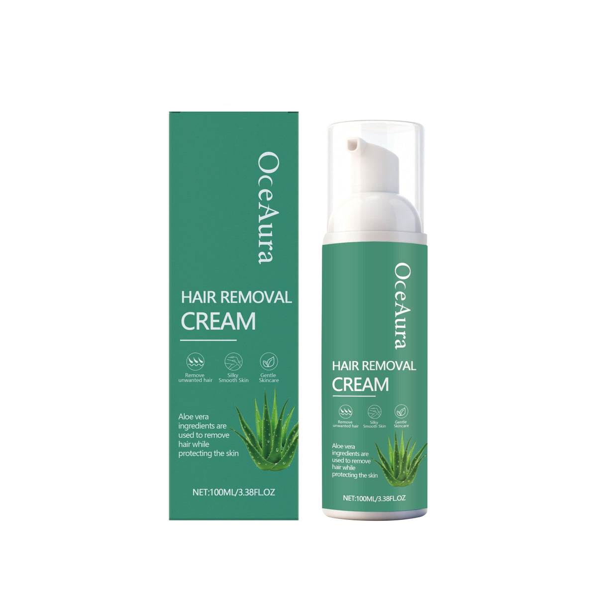 Gentle Aloe Vera Hair Removal Cream for Men - 100ml