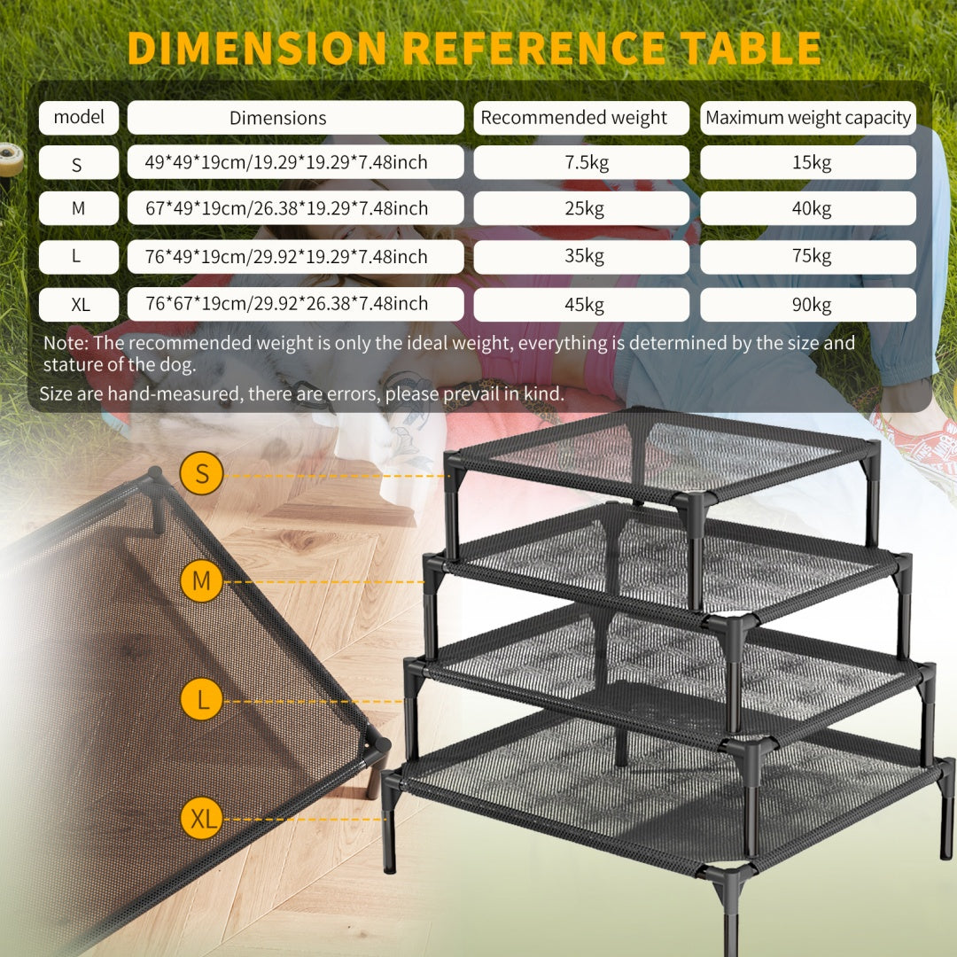 Pet Bed with Oxford or Mesh Fabric - Multiple Sizes, Self Pickup Only