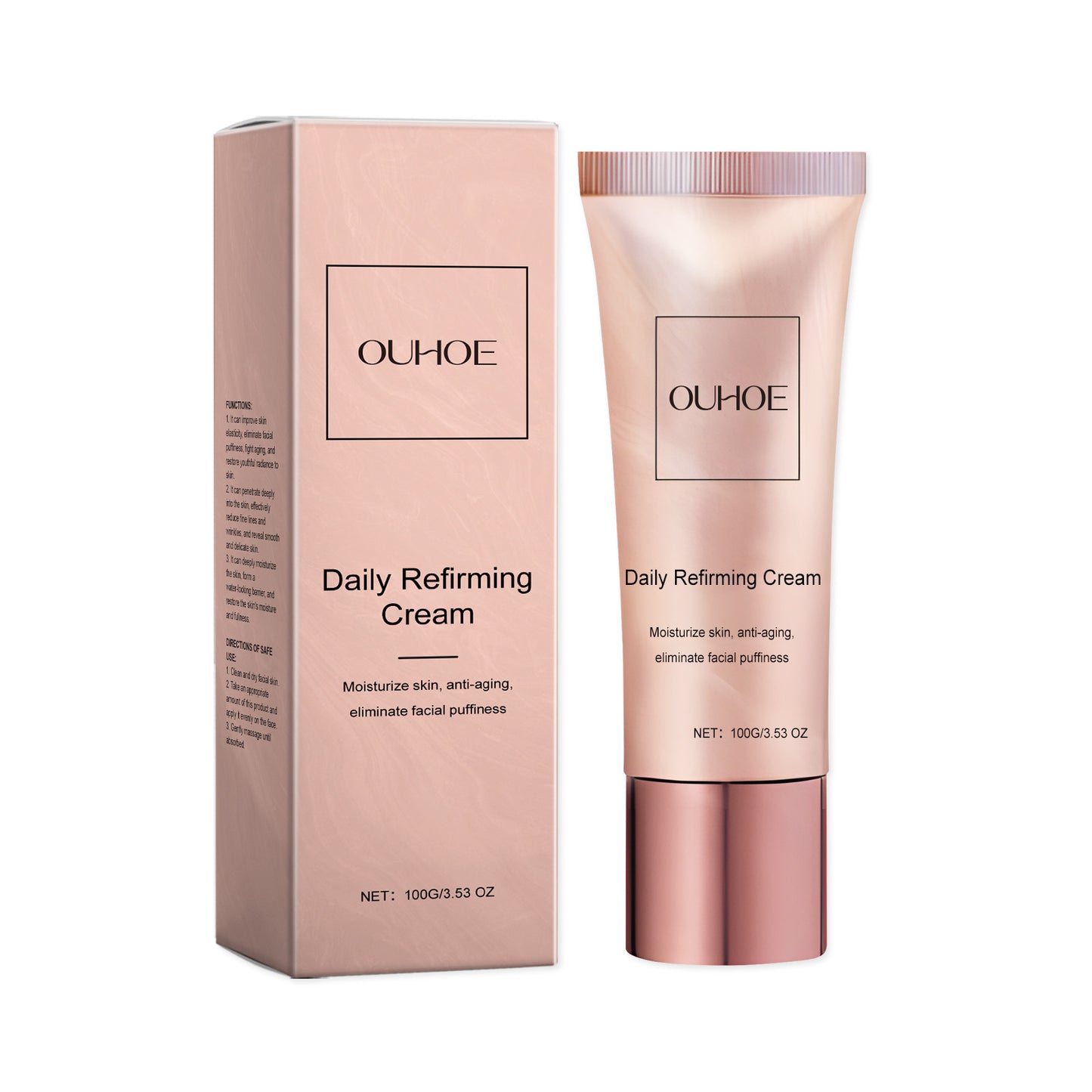 Hydrating Facial Cream with Collagen & Hyaluronic Acid - 100g