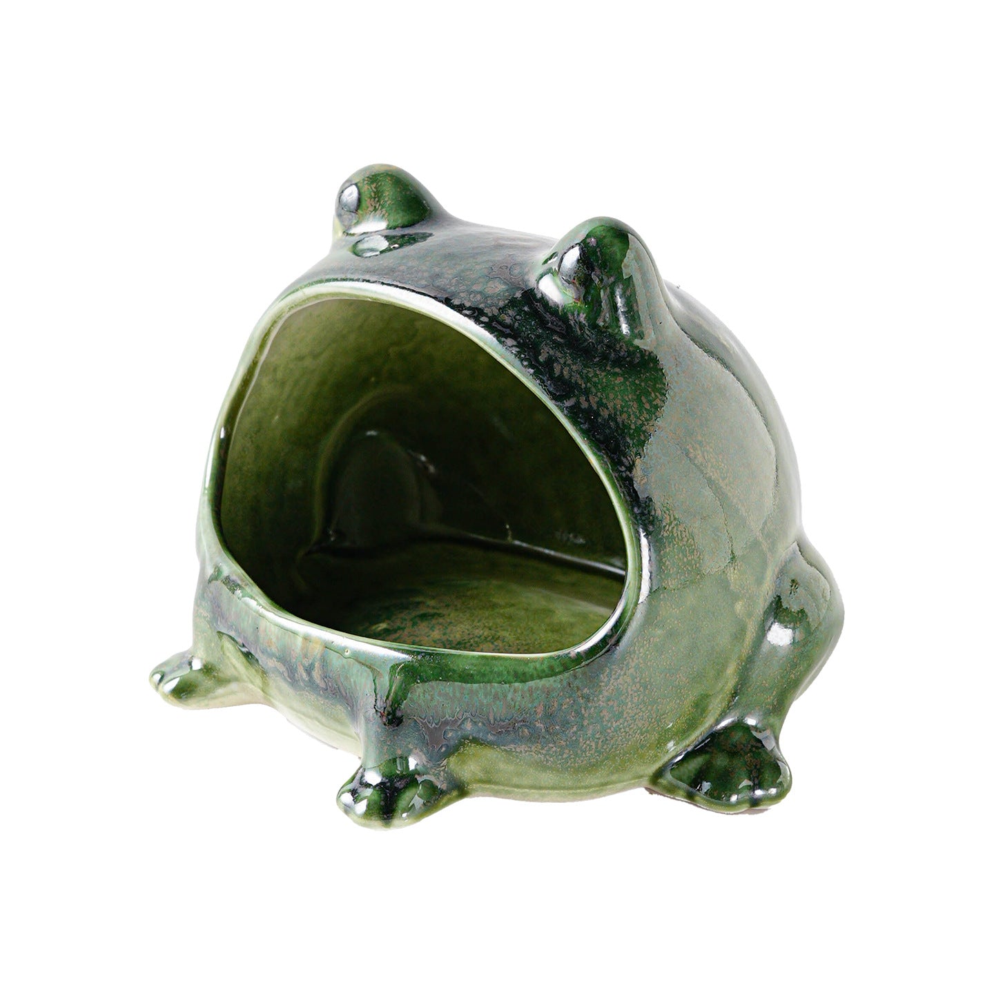 Decorative Ceramic Storage Jar for Kitchen and Home - Irregular Shape, 501-800ml