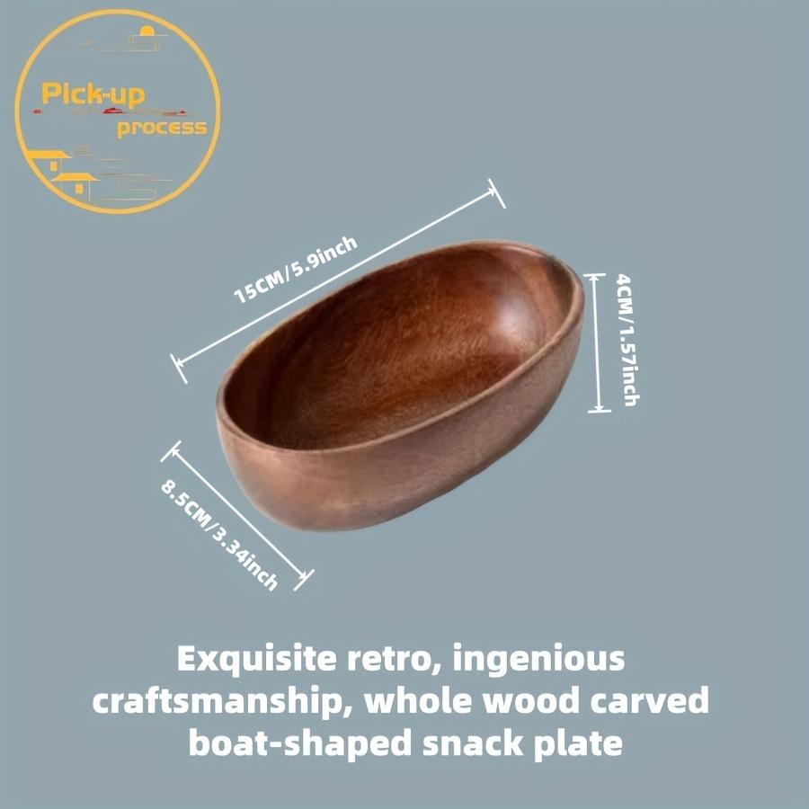 Four-piece Japanese Boat-shaped Sushi Platter, Stylish Handmade From