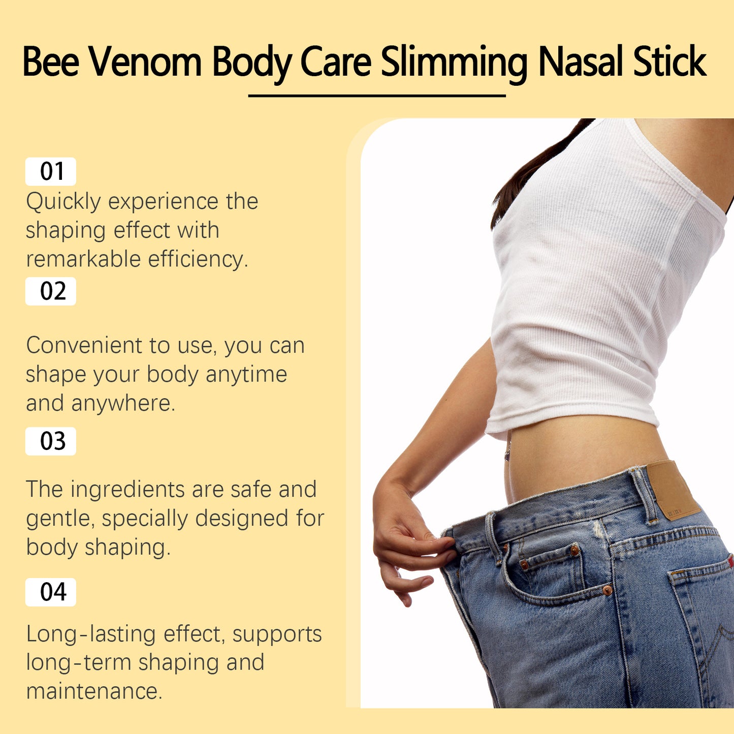 Bee Venom Body Shaping Nose Stick - Firming & Skin Contouring Balm