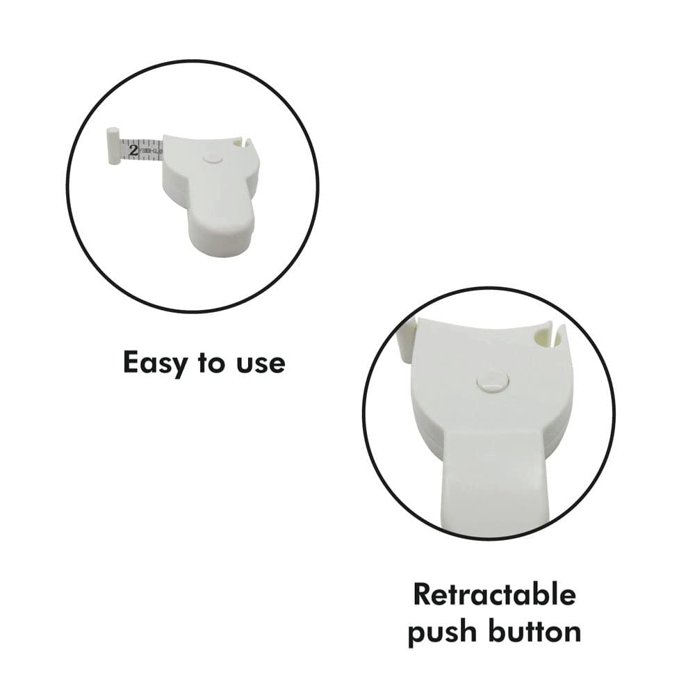 3D Body Measurement Ruler - Portable Soft Faux Leather with Lock