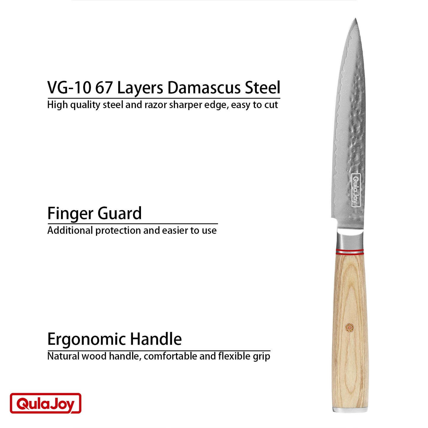 Professional 6.9 Inch Nakiri Knife - 67-Layers Damascus Steel