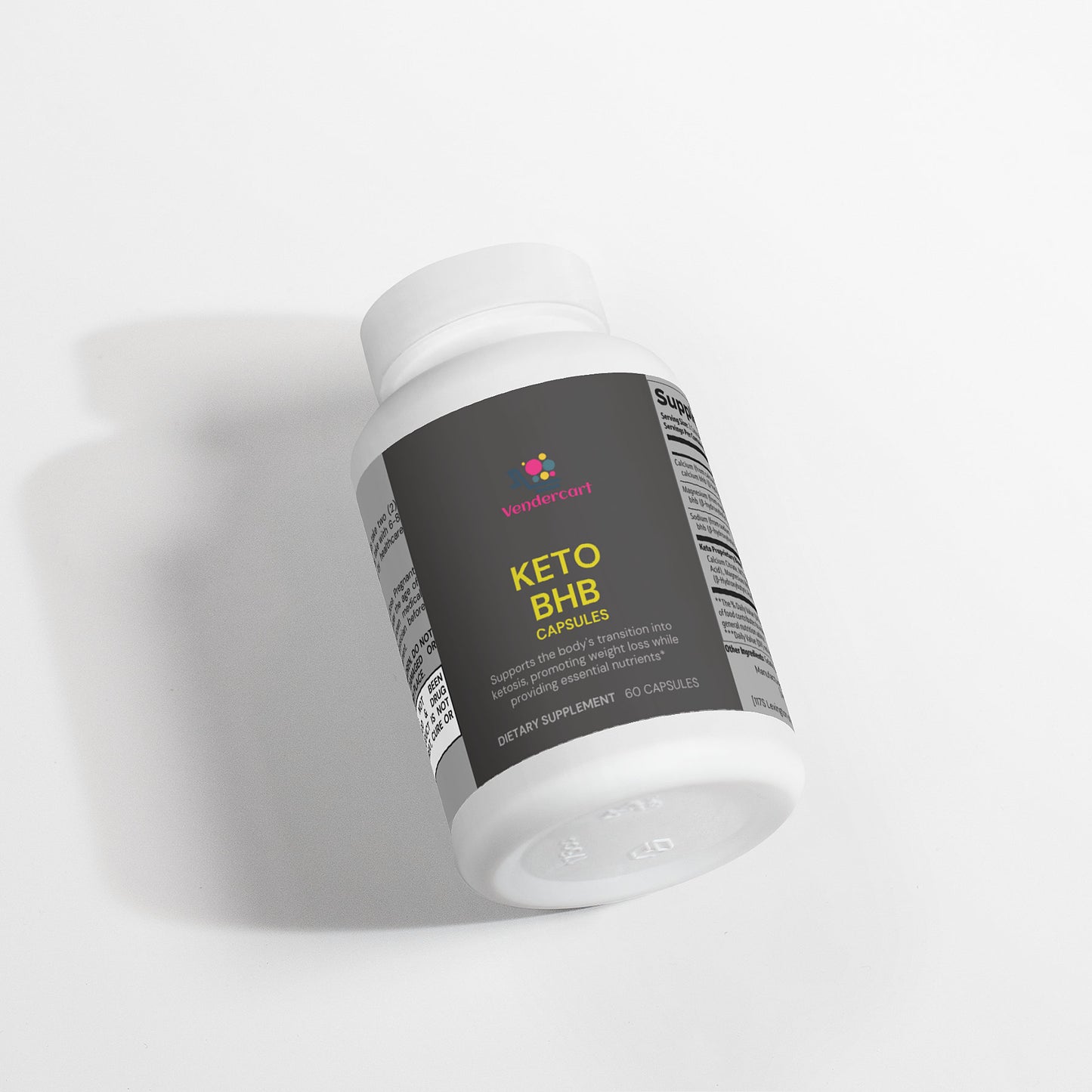 BHB Keto Supplement Capsules - Ketogenic Support for Energy & Fat Burn