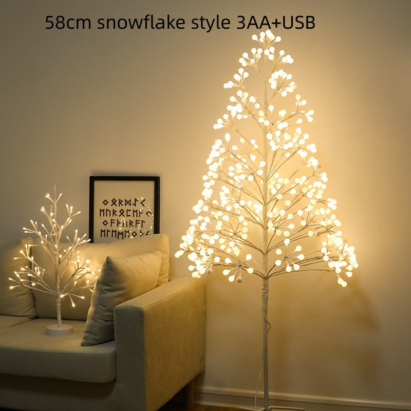 Colorful Glowing LED Ball Tree Lamp - USB Powered Party & Xmas Decor