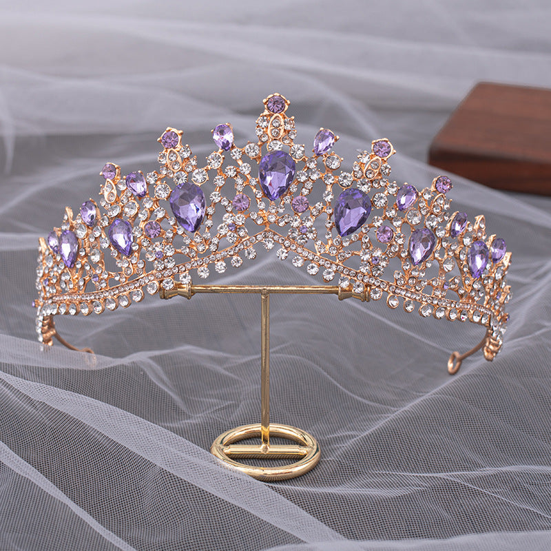 Baroque Rhinestone Crown Hair Band