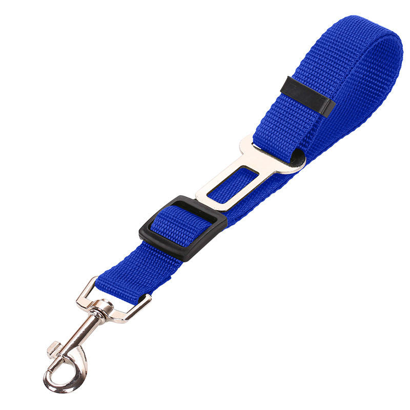 Durable Adjustable Pet Leash for Cats and Dogs - Nylon Vehicle Safety Belt