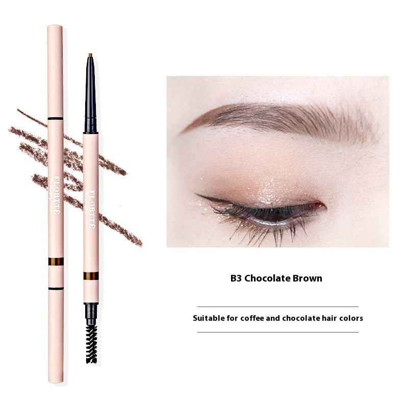 Double Head Eyebrow Pencil Set - Thin & Precise Makeup Tool for Brows