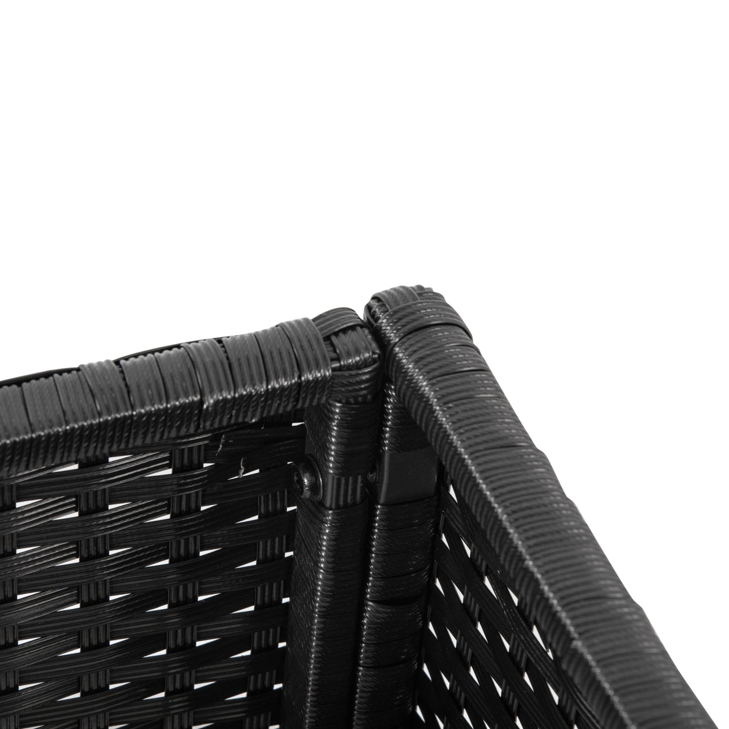 Raised Flower & Vegetable Planter Box with Storage Shelf - Black 730x130x320mm