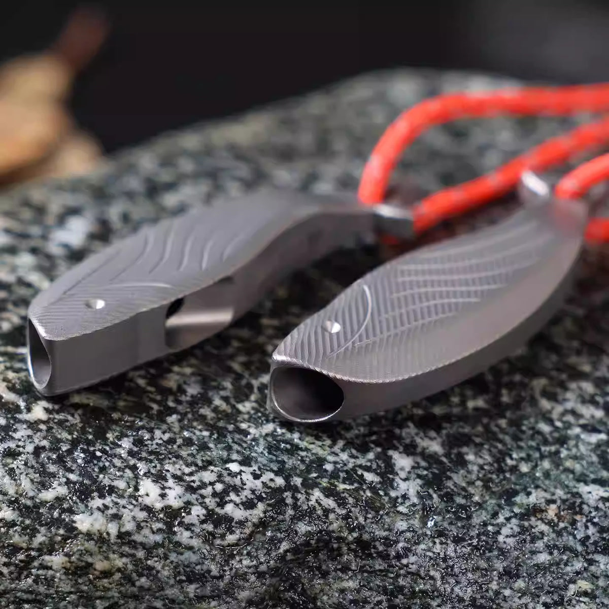 Titanium Emergency Whistle for Camping Hiking Outdoor Survival