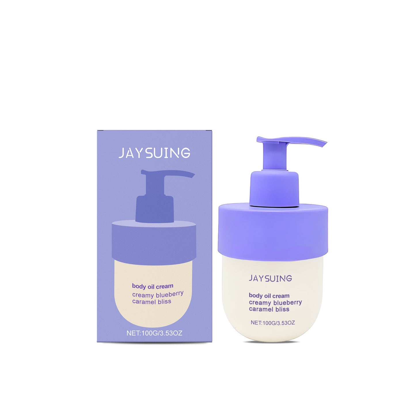 Blueberry Caramel Firming Body Cream - Gentle Moisturizer 100g